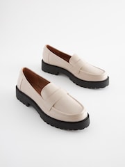Bone White Forever Comfort® Chunky Loafers - Image 6 of 9
