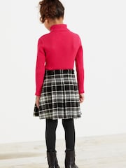 Monochrome Check Skirt And Tights Set (3-16yrs) - Image 2 of 5