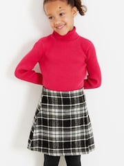 Monochrome Check Skirt And Tights Set (3-16yrs) - Image 3 of 5