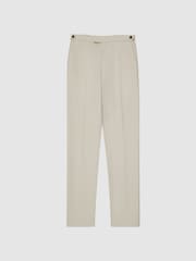 Reiss Stone Fine Modern Fit Wool Trousers - Image 2 of 5