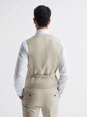 Chaleco entallado de lana con herradura Fine de Reiss - Imagen 5 de 8