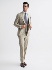 Chaleco entallado de lana con herradura Fine de Reiss - Imagen 8 de 8