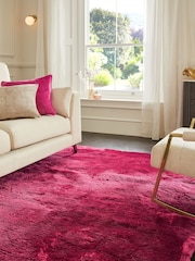 Fuchsia Pink Collection Luxe Plush Rug - Image 1 of 6