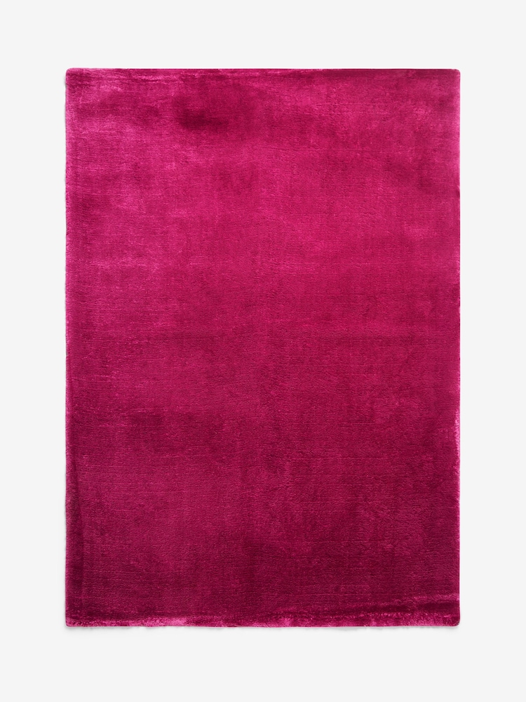 Fuchsia Pink Collection Luxe Plush Rug - Image 6 of 6