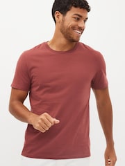 Clay Red Essential Crew Neck T-Shirt - Image 1 of 6