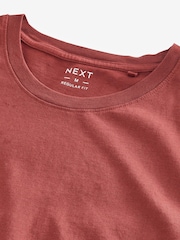 Clay Red Essential Crew Neck T-Shirt - Image 5 of 6