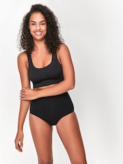 Anya Madsen Black Bonded Crop Top - Image 2 of 4