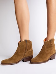 Penelope Chilvers Suede Cassidy Western Ankle Boots - Image 1 of 5