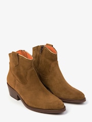 Penelope Chilvers Suede Cassidy Western Ankle Boots - Image 5 of 5