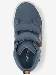 Teal Blue Standard Fit (F) Warm Lined Touch Fastening Boots - Image 3 of 5