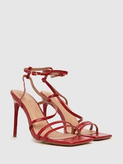 Schuh Red Santi Croc Strappy Stiletto Shoes - Image 2 of 4