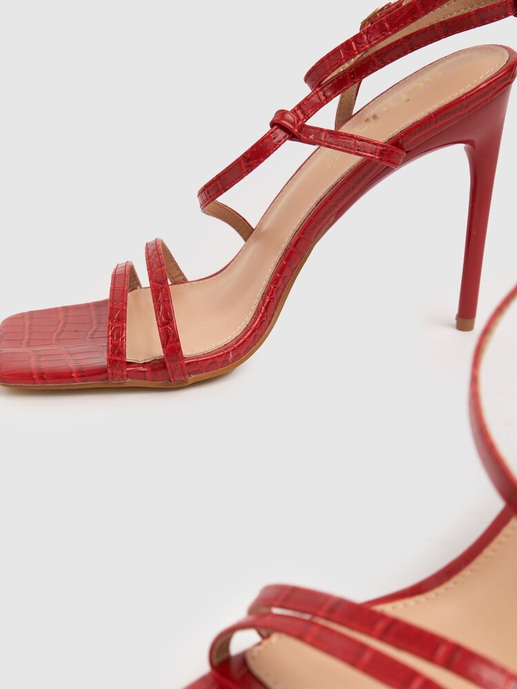 Schuh Red Santi Croc Strappy Stiletto Shoes - Image 3 of 4