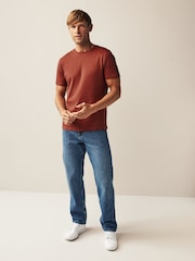 Brun/Rost/Svart/Ecru Marl/Skiffer/Silver - Vanlig passform - Essential T-shirt i bomull 6 förpackning - Bild 11 av 18