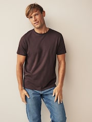 Brun/Rost/Svart/Ecru Marl/Skiffer/Silver - Vanlig passform - Essential T-shirt i bomull 6 förpackning - Bild 17 av 18