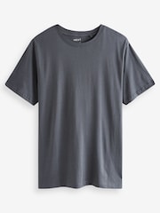 Brun/Rost/Svart/Ecru Marl/Skiffer/Silver - Vanlig passform - Essential T-shirt i bomull 6 förpackning - Bild 2 av 18