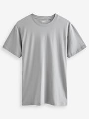 Brun/Rost/Svart/Ecru Marl/Skiffer/Silver - Vanlig passform - Essential T-shirt i bomull 6 förpackning - Bild 3 av 18