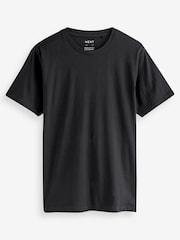 Brun/Rost/Svart/Ecru Marl/Skiffer/Silver - Vanlig passform - Essential T-shirt i bomull 6 förpackning - Bild 6 av 18
