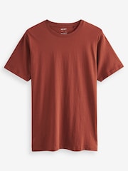 Brun/Rost/Svart/Ecru Marl/Skiffer/Silver - Vanlig passform - Essential T-shirt i bomull 6 förpackning - Bild 7 av 18