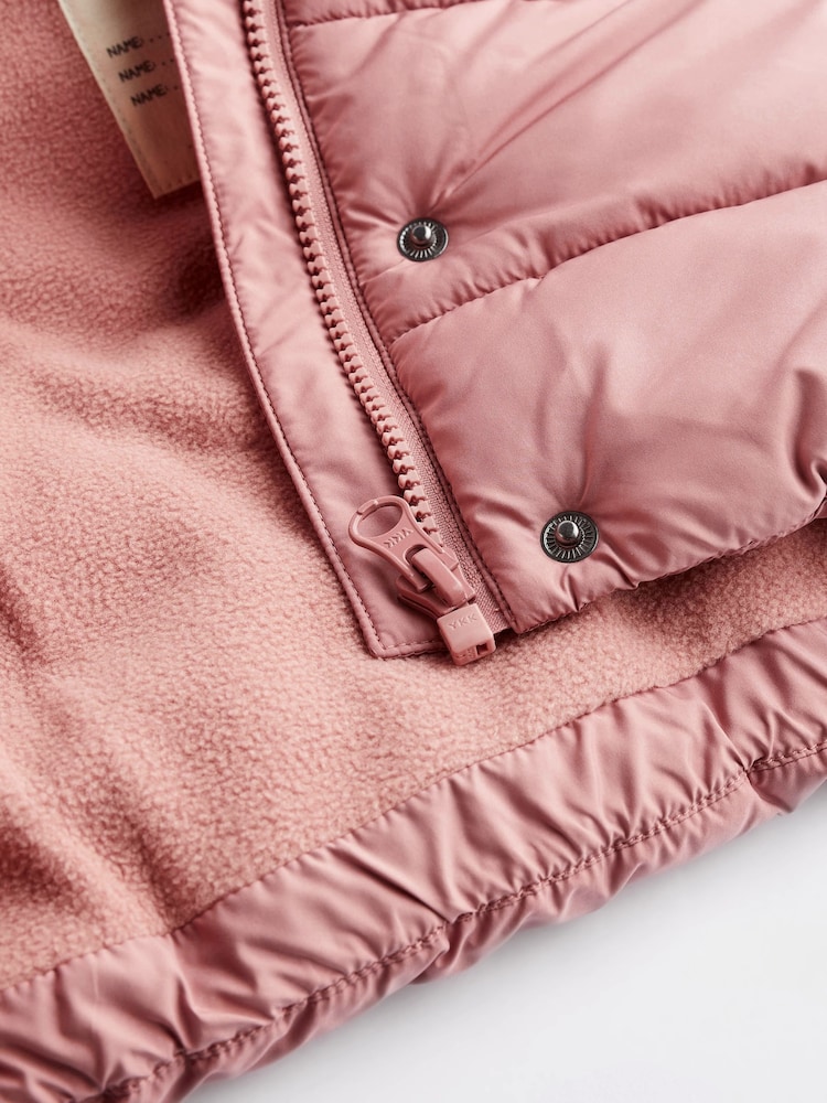 Rust Brown Padded Baby Jacket With Hood (0mths-2yrs) - Image 7 of 7