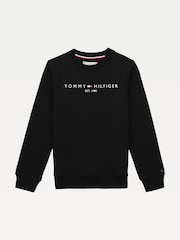 Tommy Hilfiger Black Essential Sweatshirt - Image 5 of 7