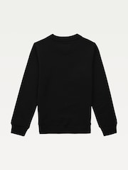 Tommy Hilfiger Black Essential Sweatshirt - Image 6 of 7
