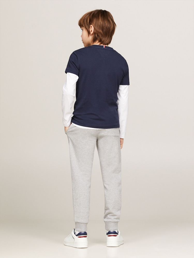 Tommy Hilfiger Blue Navy Essential T-Shirt - Image 2 of 7