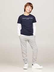 Tommy Hilfiger Blue Navy Essential T-Shirt - Image 4 of 7