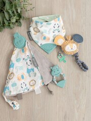 Cheeky Chompers Comfort And Chew 100% Cotton Baby Gift Bundle - Image 1 of 9