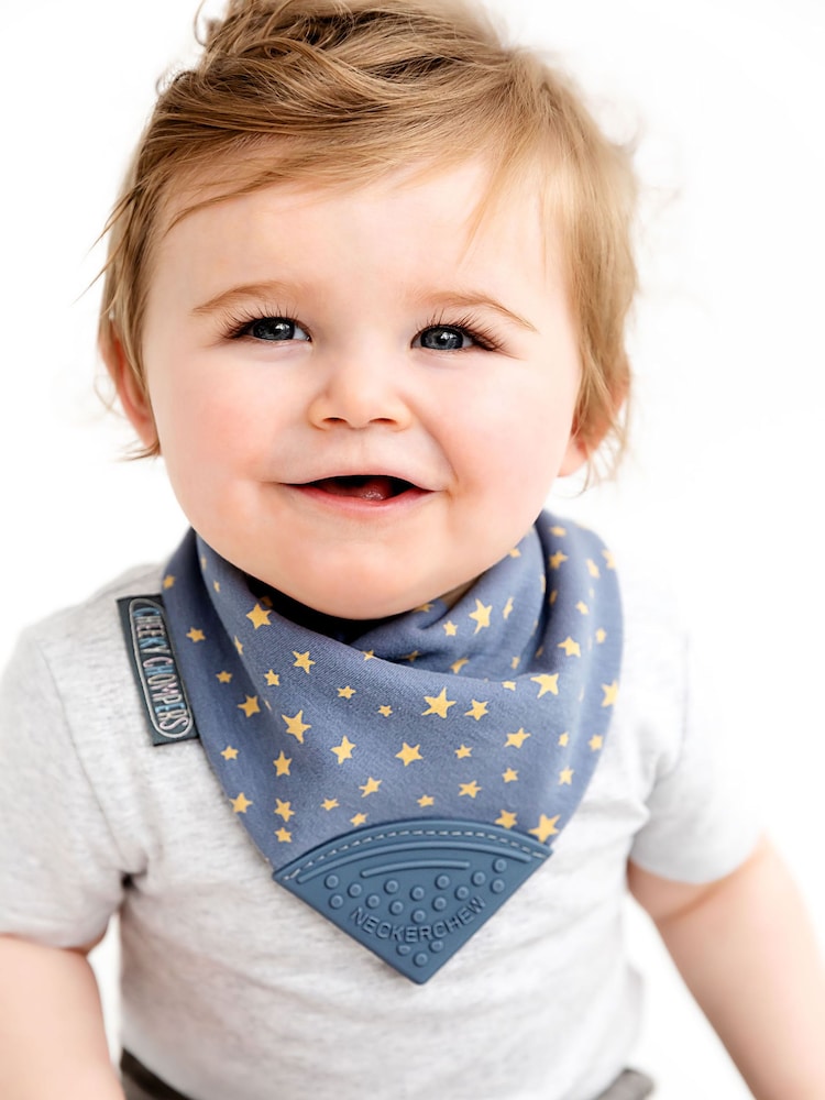 Cheeky Chompers Teething Baby 100% Cotton Gift Bundle - Image 2 of 8