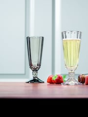 Villeroy & Boch 4 Piece Clear Opéra Champagne Flute Set - Image 1 of 2