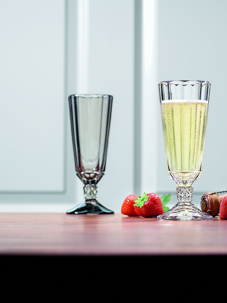 Villeroy & Boch 4 Piece Clear Opéra Champagne Flute Set - Image 1 of 2
