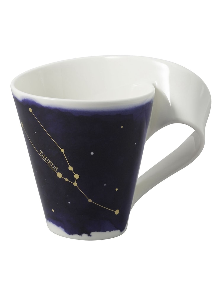 Villeroy & Boch Blue Stylish Mug with Taurus Zodiac Sign - Image 2 of 3