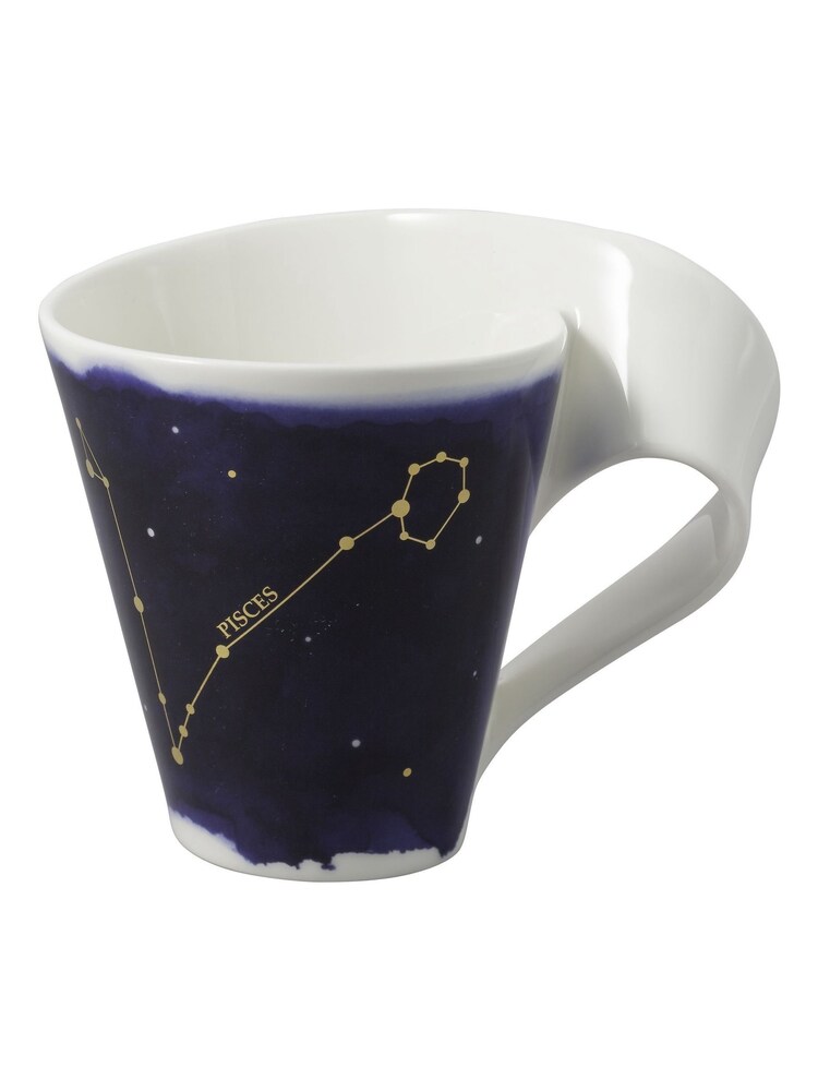 Villeroy & Boch Blue Stylish Mug with Pisces Zodiac Sign - Image 2 of 3