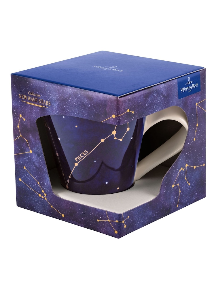 Villeroy & Boch Blue Stylish Mug with Pisces Zodiac Sign - Image 3 of 3