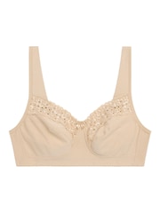 Miss Mary of Sweden Nude Broderie Anglaise Non-Wired Bra - Image 4 of 4
