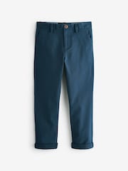 Marina franceză albastru - Pantaloni chino stretch (3-17ani) - Image 1 of 3