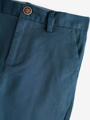 Marina franceză albastru - Pantaloni chino stretch (3-17ani) - Image 3 of 3