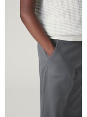 Charcoal Grey Regular Fit Stretch Chino Trousers (3-17yrs) - Image 5 of 5