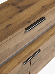 Dark Bronx Up to 65 inch, Soundbar Oak Effect Slim TV Unit - Image 3 of 11