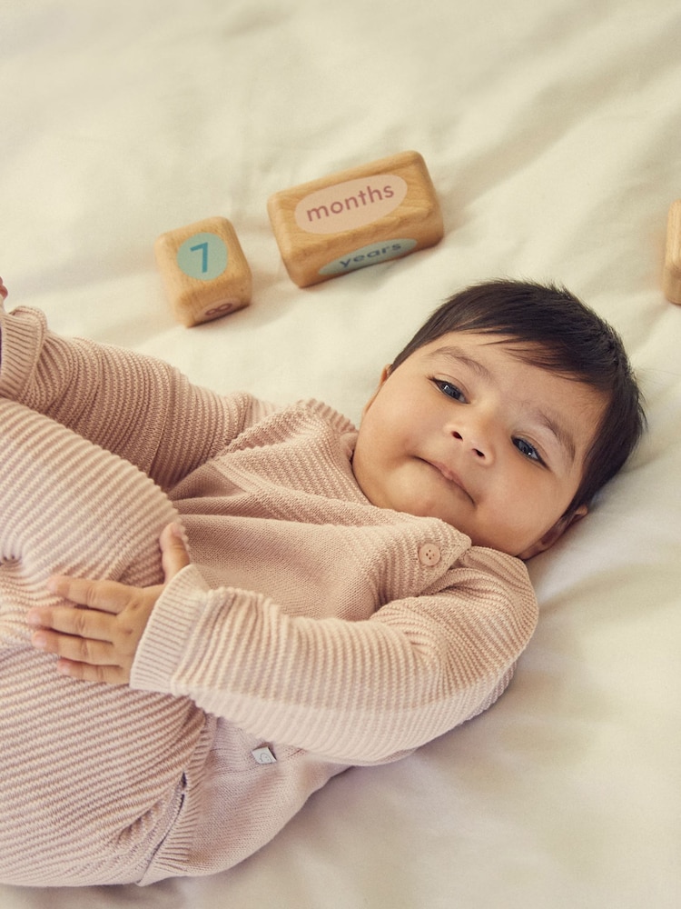 MORI Natural Wooden Baby Milestone Blocks - Image 5 of 5