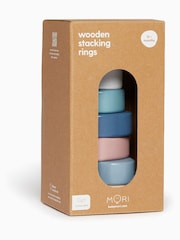 MORI Natural Sustainable Wooden Stacking Rings - Image 3 of 5