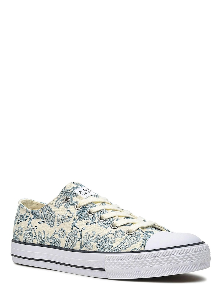 Radley London Cream Canvas Lo Trainers - Image 1 of 4