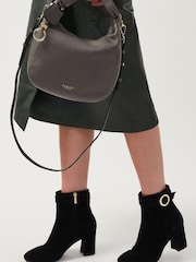 Radley London Black Anchor Mews Block Heel Boots - Image 4 of 5