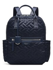 Radley London Ink Blue Finsbury Park Quilt Backpack - Image 1 of 4