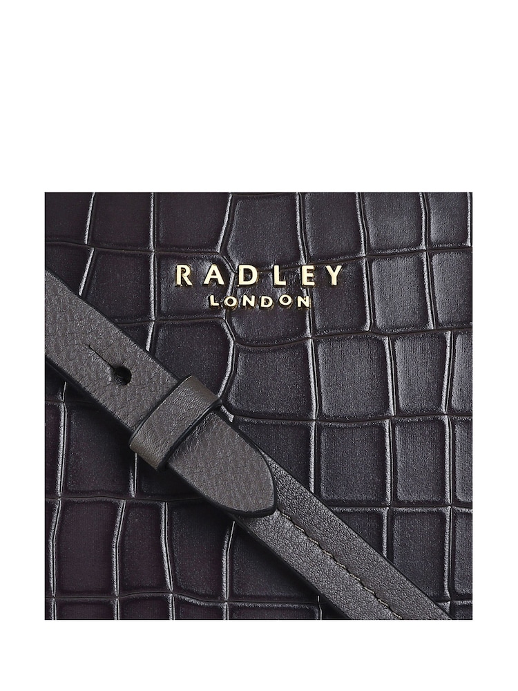 Radley London Thunder Grey Liverpool Street 2.0 Faux Croc Grab Bag - Image 4 of 4