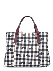 Radley London White Chalk Finsbury Park Checked Dog Grab Bag - Image 2 of 4
