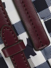Radley London White Chalk Finsbury Park Checked Dog Grab Bag - Image 3 of 4
