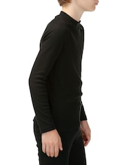 Decathlon Kids Base Layer Black Top - Image 4 of 7