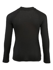 Decathlon Kids Base Layer Black Top - Image 7 of 7