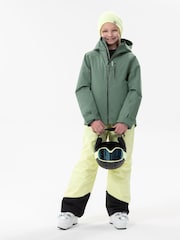 Dětská hřejivá a nepromokavá bunda Decathlon Zelená - Image 1 of 9